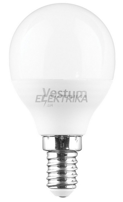 Світлодіодна лампа Vestum LED G45 6W 3000K 220V E14 (1-VS-1204)