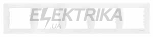 Рамка 5-постова горизонтальна Schneider Electric Sedna біла (SDN5800921)