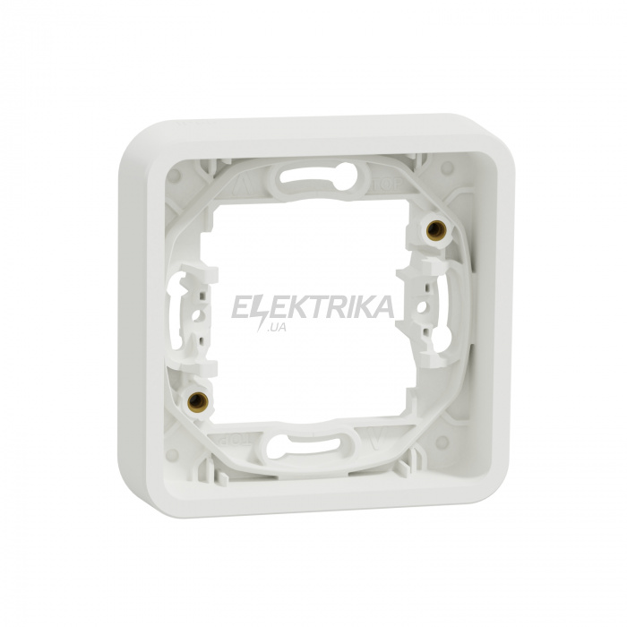 Монт. рама Schneider Electric Mureva Styl - fixing frame - 1 gang - white MUR39107