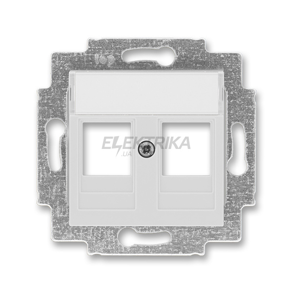 Панель центральна для комунікаційної розетки Levit, сірий