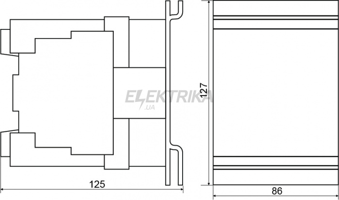 Пускач АСКО-УКРЕМ ПМ 4-95 M7 220B (LC1-D9511) (A0040010056)