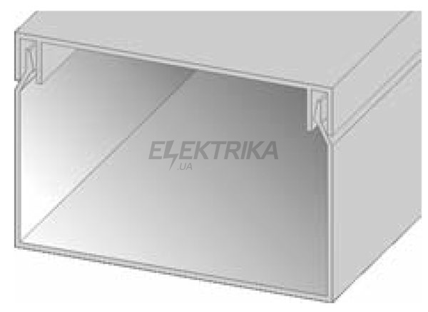 Короб пластиковий e.trunking.stand.60.60, 60х60мм, 2м