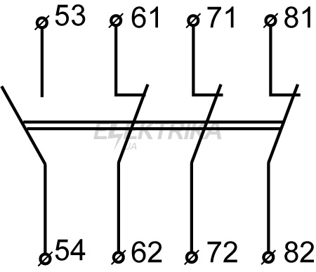 Додаткові контакти АСКО-УКРЕМ ДК-13 (LA1-D13) (A0040050010)