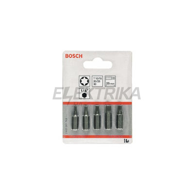 Набір із 5 насадок-біт Max Grip (Torx®) T 10; T 15; T 20; T 25; T 30; 25 мм