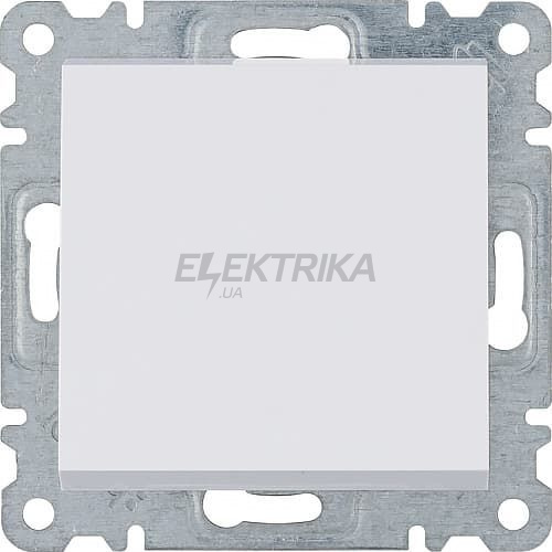 Вимикач 1-клавішний, перехресний Lumina2, білий, Hager (WL0030)