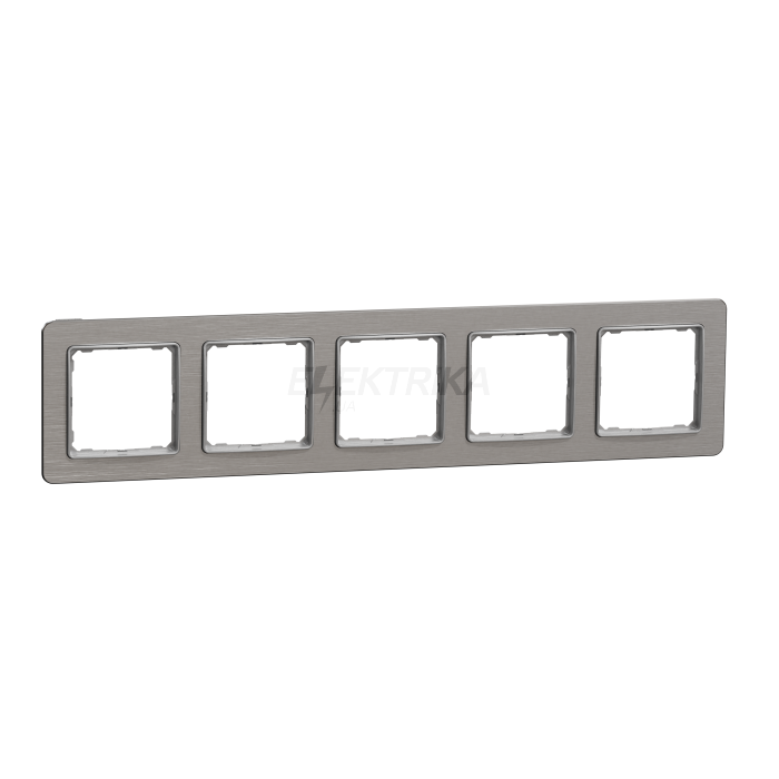 Рамка 5-постова  Матовий алюміній Sedna Elements Schneider Electric SDD370805