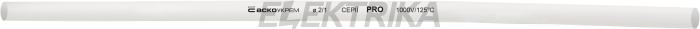Термоусаджувальна трубка 2,0/1,0 шт. (1м) біла серії PRO(A0150040451)