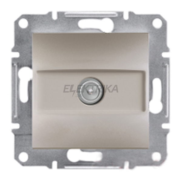Розетка SAT прохідна Schneider Electric Asfora 4дб бронза (EPH3700269)