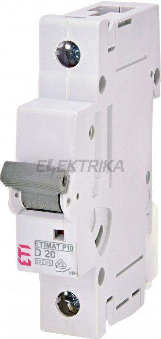 Автоматичний вимикач ETI ETIMAT P10 1p D20 272002102