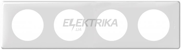 Рамка, програма Celiane, 4 поста, білий