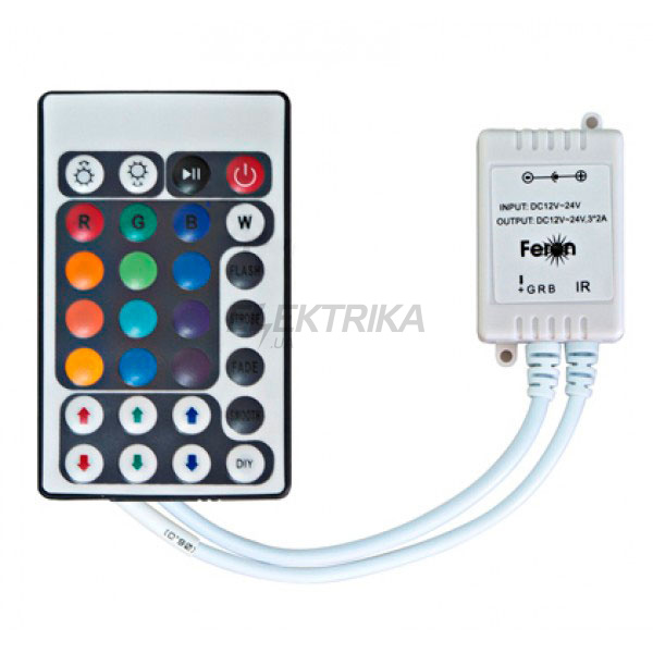 Контролер LD 28 до RGB стрічки DC12V max 72W (2A x 3)