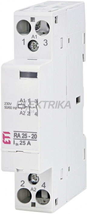 Модульний контактор ETI RA 25-20 230V AC 002464093