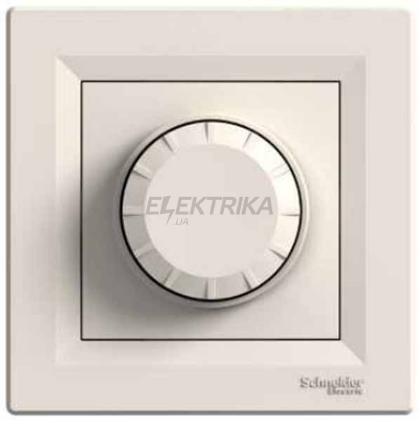Диммер поворотний Schneider Electric Asfora кремовий (EPH6600123)