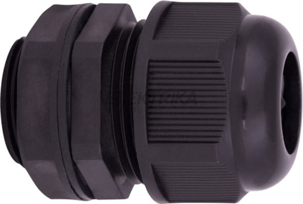 Кабельне введення e.mg.stand.25, IP68, black