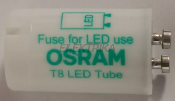 Запобіжник-заглушка T8 Osram (01.01.20.030.1534)