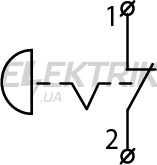 Кнопка безпеки АСКО-УКРЕМ XB2-BS642 повернення поворотом (A0140010083)