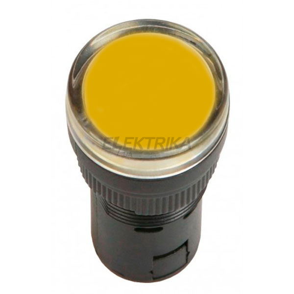 Індикатор AD16DS LED-матриця d16мм жовтий 24В AC/DC