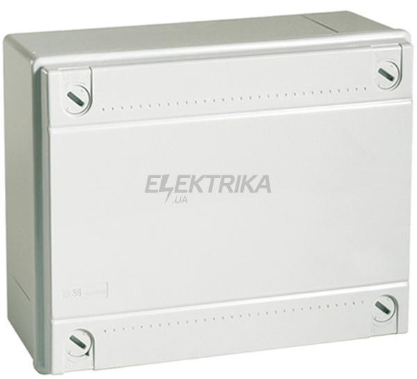 Коробка відгалужувальна з гладкими стінками, IP56, 100х100х50, сірий