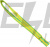 Термозбіжна трубка АСКО-УКРЕМ Ø 20,0/10,0 (1м) жовто-зелений (A0150040050)