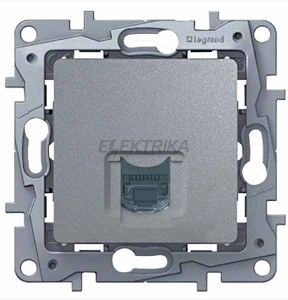 Розетка RJ45 кат.6 UTP, алюміній 672453