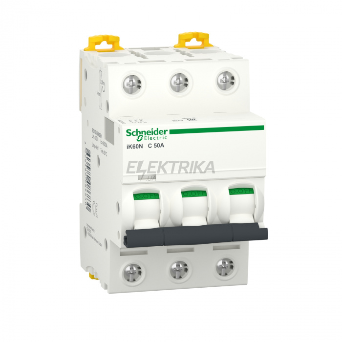 Автоматичний вимикач Schneider Electric iK60N C 50A 3P A9K24350