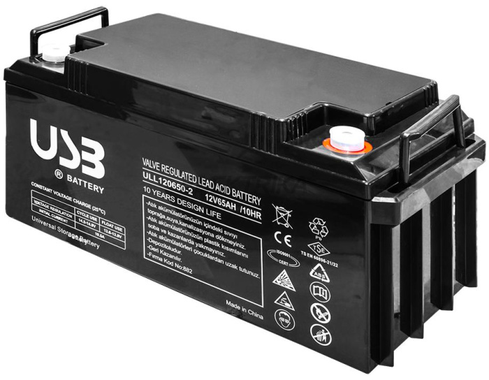 Аккумуляторная батарея 12V 65Ah, AGM (ULL12650-2)