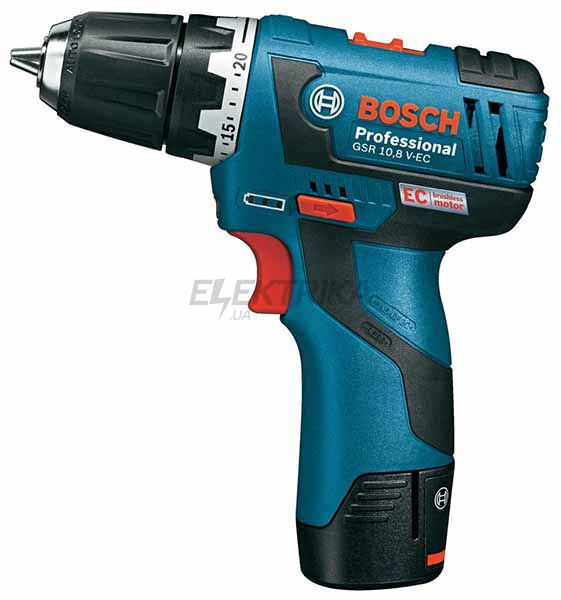Шуруповерт акумуляторний GSR 10.8 V-EC 2x2.0 L-Boxx