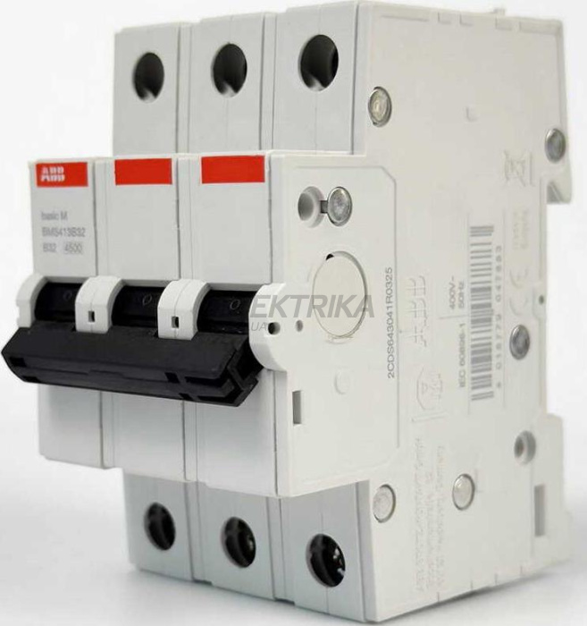 Автоматичний вимикач ABB basic M 2P B32 (2CDS643041R0325)