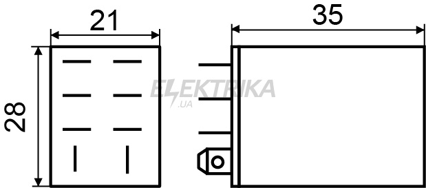 Реле проміжне АСКО-УКРЕМ LY2 (АС 220 V) (A0090070002)