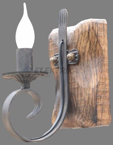 Бра ISFIR (свічка) 20х15х3см, Цоколь Е14