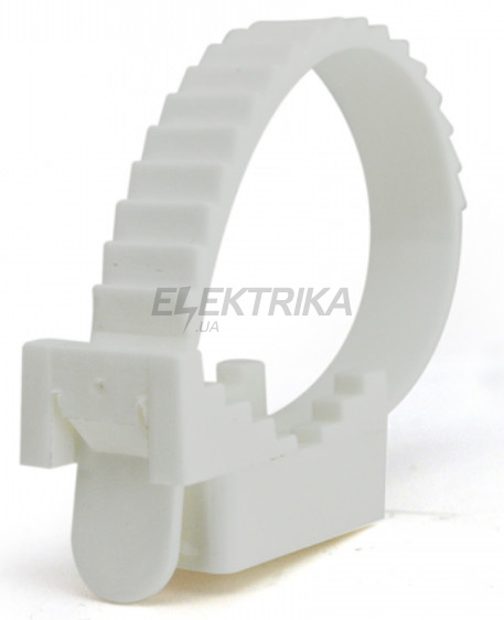 Кріплення ремінцеве Lectris КР-40 біле 100 шт (03LCZH00040WH)