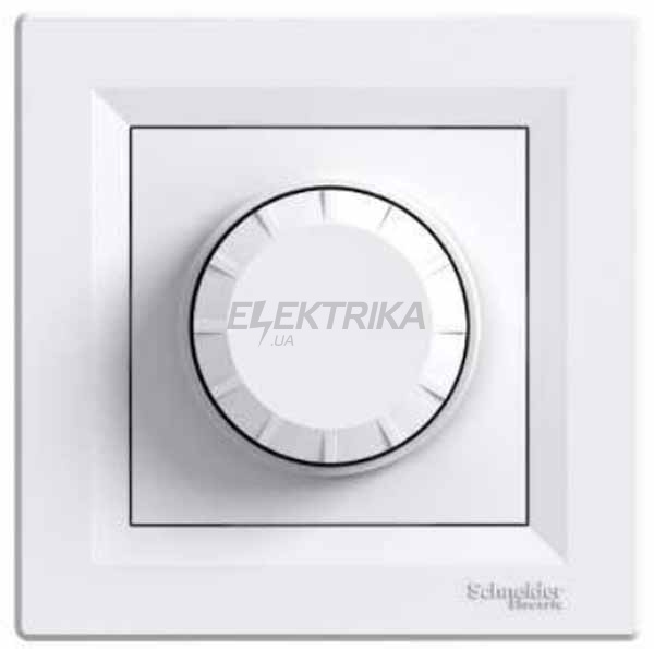 Диммер поворотний Schneider Electric Asfora білий (EPH6600121)