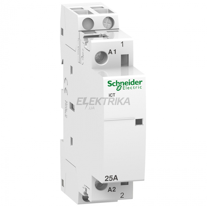 Контактор Schneider Electric Модульний контактор iCT25A 1НО 220В АС 50ГЦ A9C20531