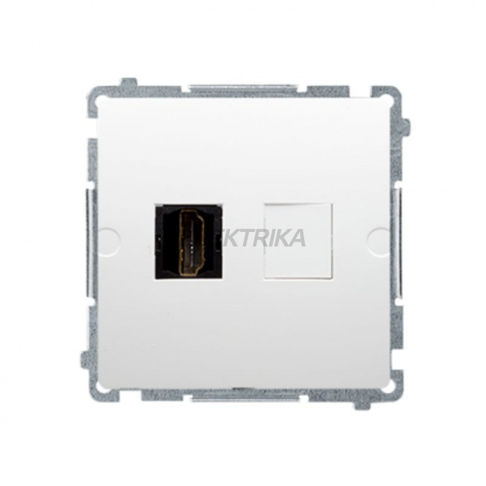 Розетка одинарна HDMI Simon Basic біла (BMGHDMI.01/11)