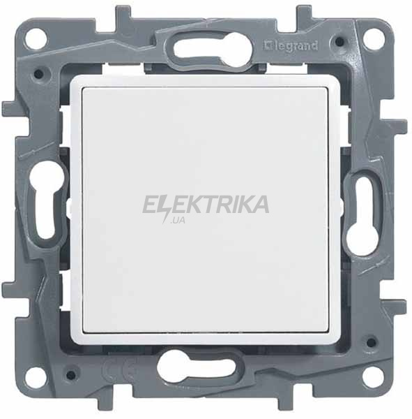 Вимикач/перемикач IP44 10AX, білий 672200