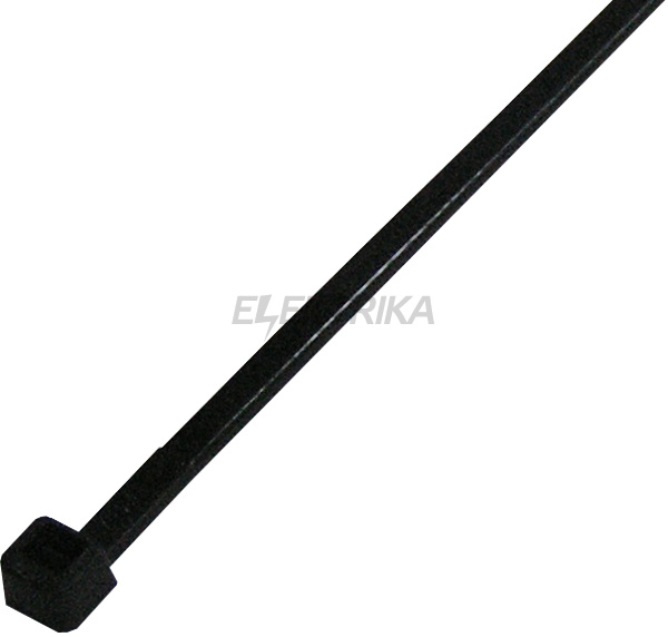 Кабельна стяжка e.ct.stand.400.8.black (100шт), чорна