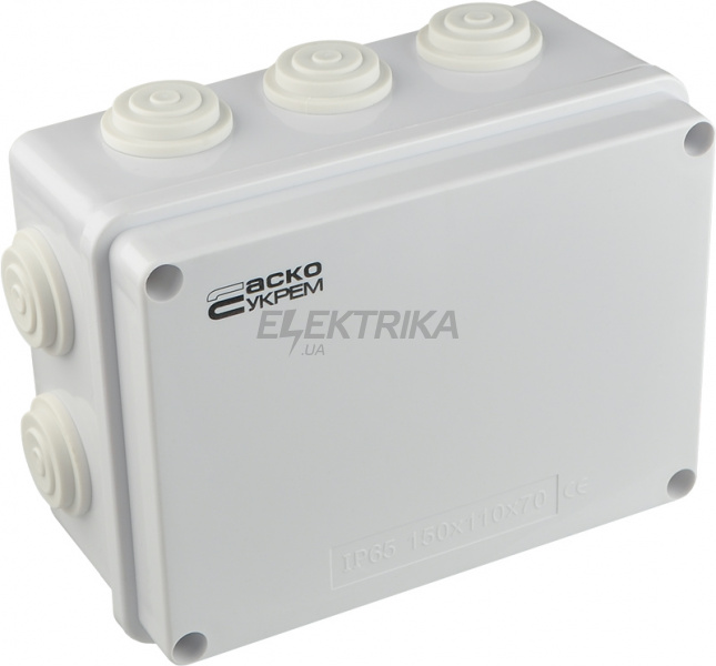 Коробка розподільна АСКО-УКРЕМ РК 150*110*70 (TY-RA) (A0150170019)