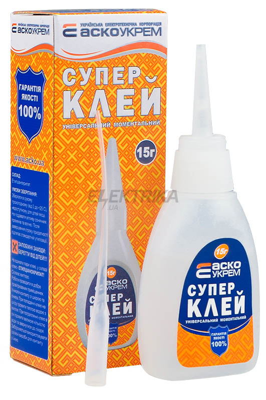 Супер Клей пляшечка 1шт - 15г (A.HC-1-15)