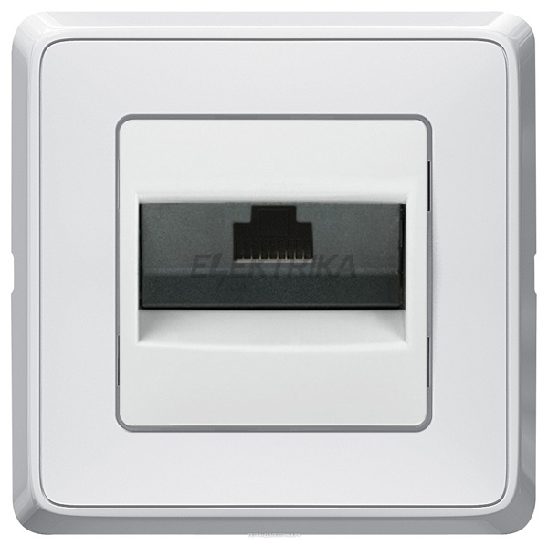 Розетка інформаційна RJ 45 UTP Кат.6, білий, Cariva Legrand