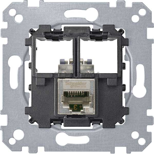 Механізм комп'ютерної розетки RJ45, 1 пост, кат. 6 STP