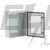 Навісна шафа CE, з прозорими дверима, розмір 500x400x200мм, IP55 (R5CEX0542)