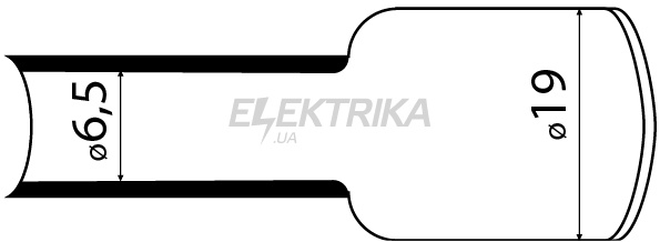 Термозбіжна трубка з клейовим шаром АСКО-УКРЕМ № 19,1 (1м) жовтий (A0150040109)