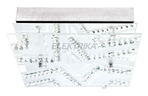 Світильник стельовий "Verdesca" 4x6W LED, сатин/прозорий/кришталь, 93921