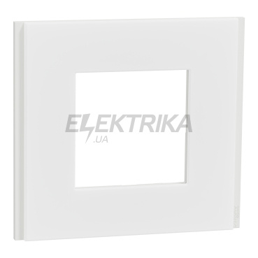 Рамка 1-постова Unica Deco Material, матовий білий(NU600279)