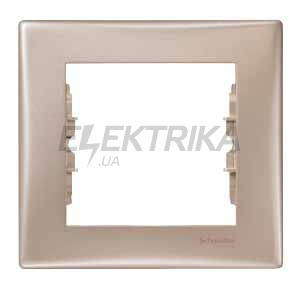Рамка 1-постова Schneider Electric Sedna титан (SDN5800168)