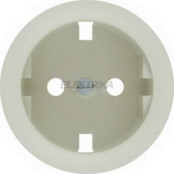 Лицьова панель, програма Celiane, розетка 2К+З німецького стандарту з гвинтовими затискачами кат. № 671 52, слонова кістка
