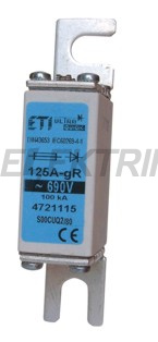 Плавка вставка запобіжник ETI S000UQ2/80/40A/690V 004721110