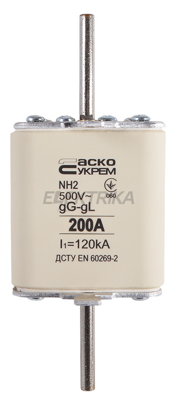 Запобіжник ножовий плавкий АСКО-УКРЕМ NH2 200A gG (A0050010042)