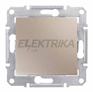 Вимикач 1-клавішний двополюсний 16А Schneider Electric Sedna титан (SDN0200268)