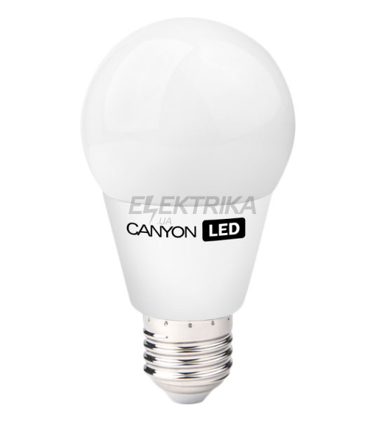 Світлодіодна лампа LED, A60, 9Вт, 300 °, 4000К, E27, матова